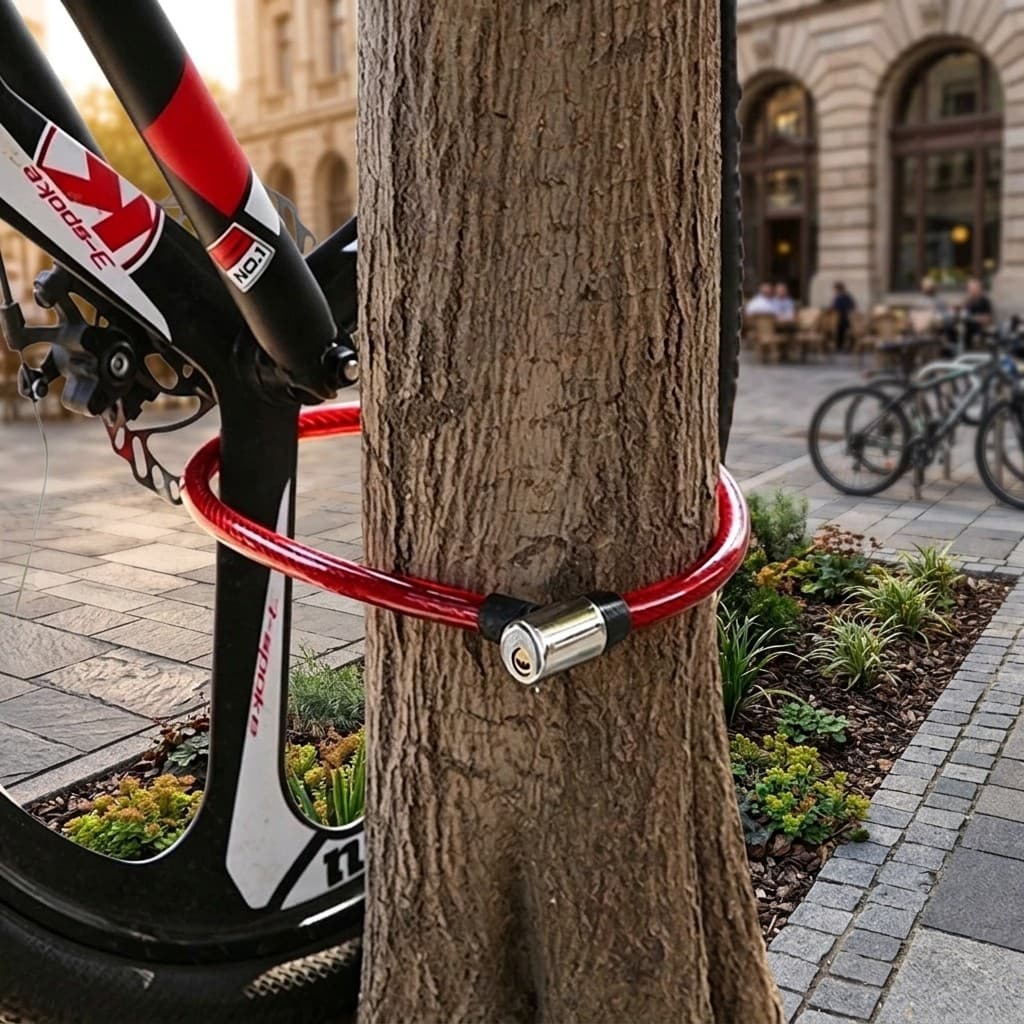 Cadeado Antifurto para Bike e Moto Trava de Segurança Proteja Seu Patrimônio com Chave