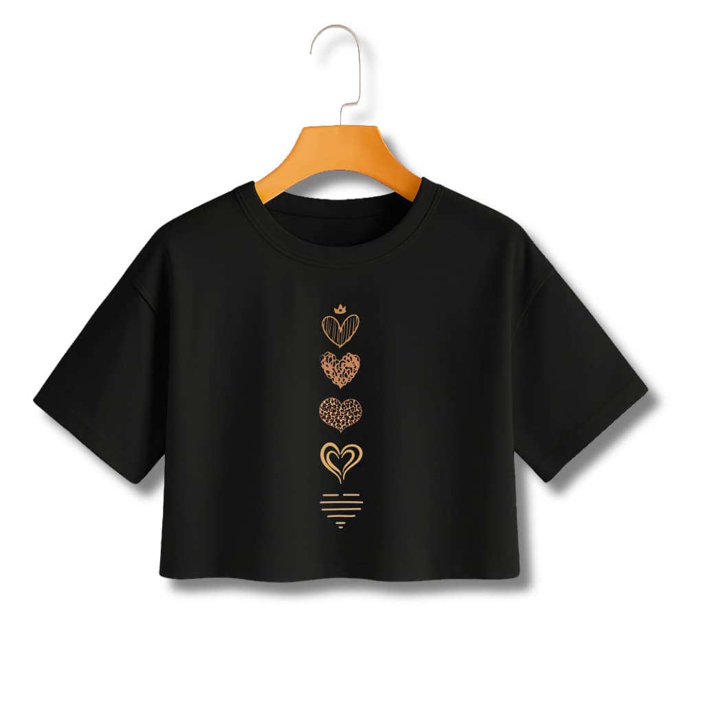 BLUSA CROPPED FEMININO 5 CORACAO BOHO ROUPA ELEGANTE  DELICADO