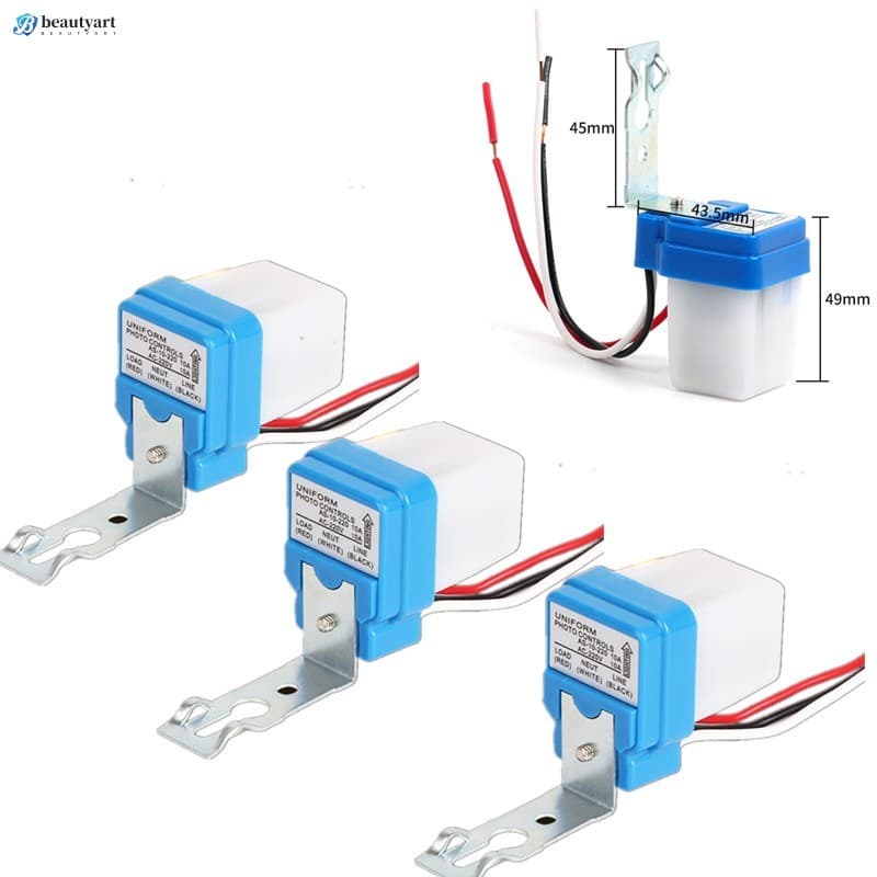 Interruptor Do Sensor De Luz Ca 60W 220V-Controle Automático De Foto Para Iluminação Doméstica