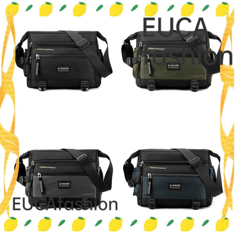 Bolsas Crossbody De Viagem EUCAFASHION , Bolsa Mensageiro Multicamadas De Nylon De Ombro De Grande Capacidade Em Formato