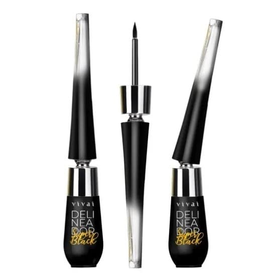 Delineador A Prova D'agua Super Black Vivai