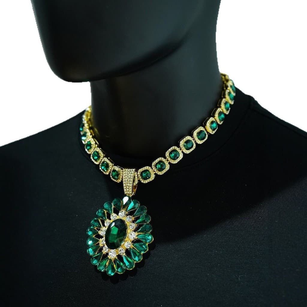 Colar de corrente com diamantes coloridos e elegantes, pingente de diamante colorido em formato de gota d'água, colar fe