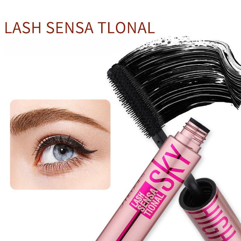 Shedoe À Prova D 'Água Grosso Curling Longo Não Mancha 4D Rímel Maquiagem Para Os Olhos