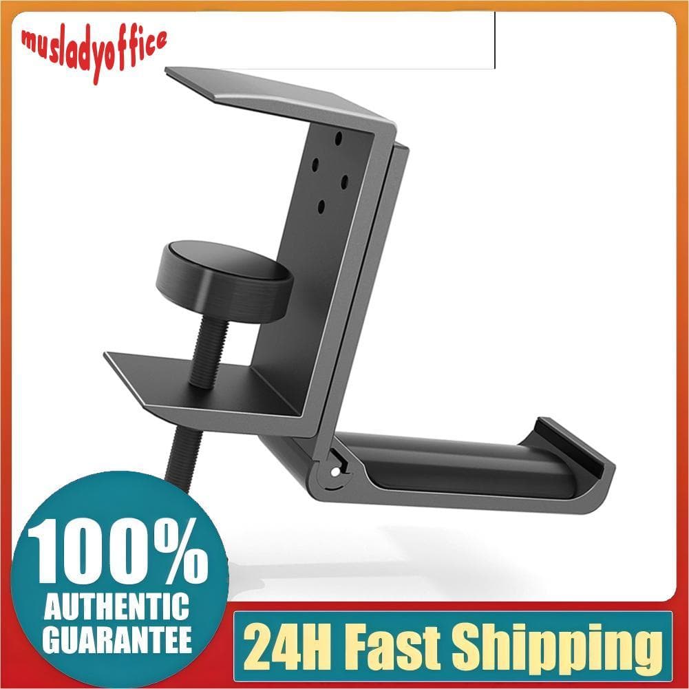 musladyoffice-BR Suporte universal para fone de ouvido, gancho para fone de ouvido, suporte para montagem em mesa, liga