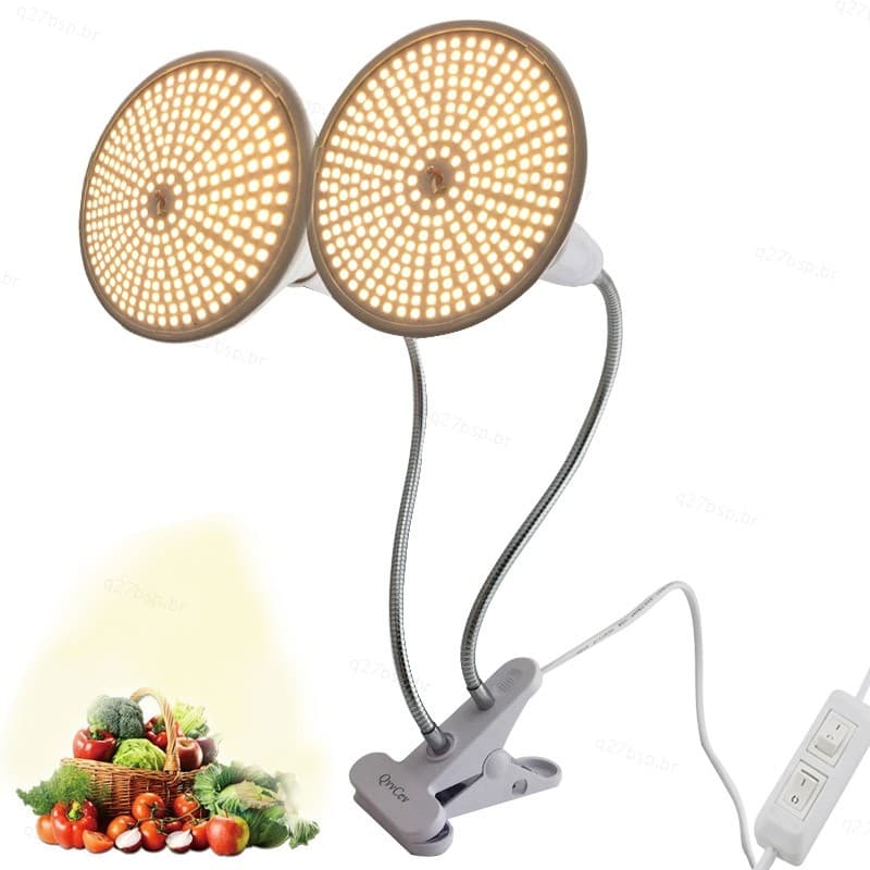 290 Espectro Completo LED Planta Crescer Luz Inverno Solar Phyto Lâmpada Amarelo cultivo Tenda Sala Estufa BR27B