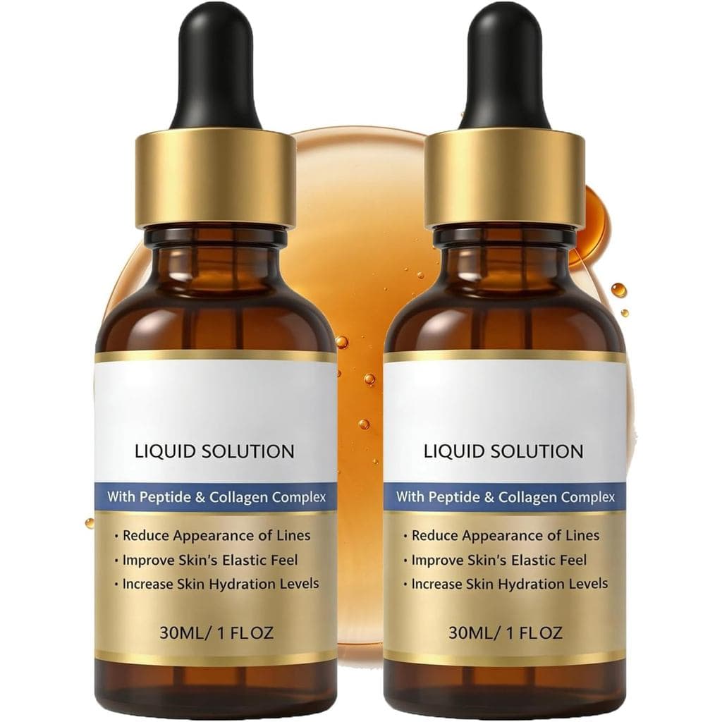 GloriaMdFaceLiftingSerum, Sérum Facial de Colágeno, Óleo Essência Anti-Envelhecimento com Peptídeos e Colágeno, Reduz Ru