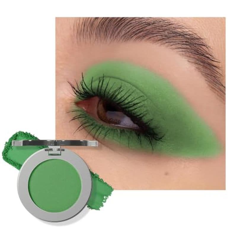 KYDA Sombra Única Fosca De 2 Cores , Baunilha Off White + Pêssego Quente , Pó Leve Ultrafino , Diária Prensada , Luar E
