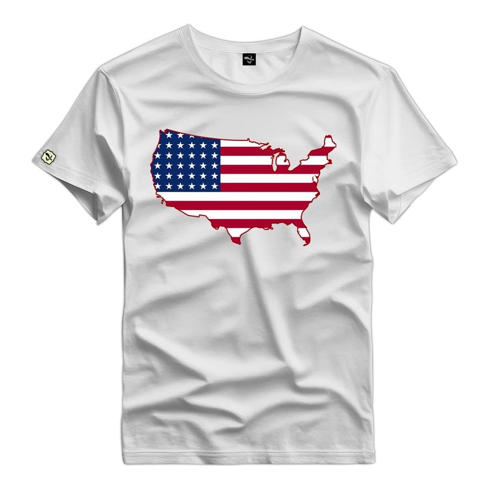 Camiseta Personalizada Estampa Country EUA