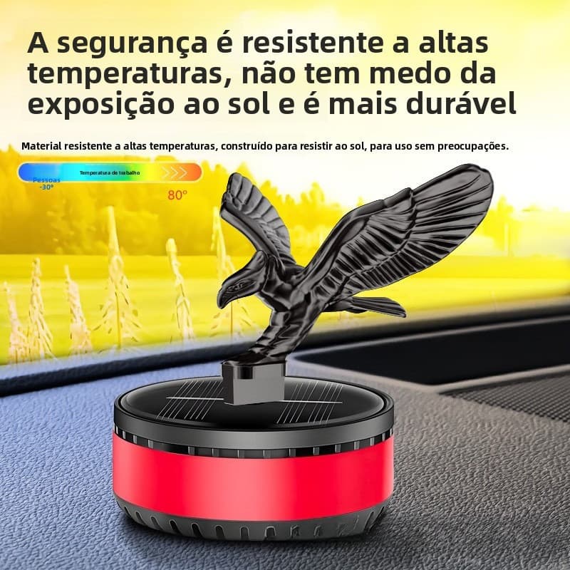 Perfume Solar do carro da águia, ornamentos giratórios criativos interiores, fragrância do desodorante da aromaterapia d
