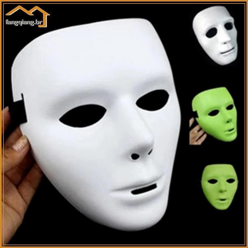 Fang Halloween Cool PVC Kamen Rider Fantasma Dança Hip Hop Máscara Branca Luzes Noturnas BR