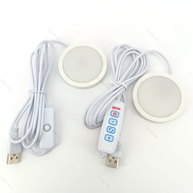 6cm USB 5V LED 3W Sob A Luz Do Armário Expositor Prateleira Contador Escurecimento Iluminação Caravana Campista Ponto Lâ