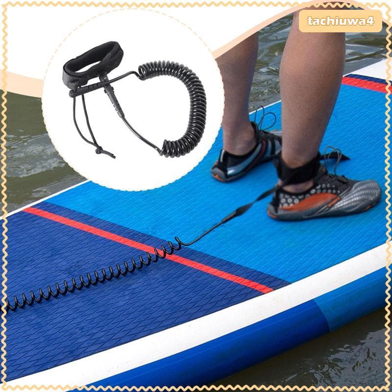 [Tachiuwa3] Proteção De Corda Para Pés De Prancha De Surf , Resistente , Trela Pranchas Enrolada Mola , De Segurança Lon