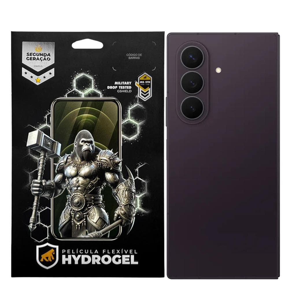 Película para Samsung Galaxy Z Fold 8 Ultra - Tela Externa - Traseira Hydrogel HD - Gshield