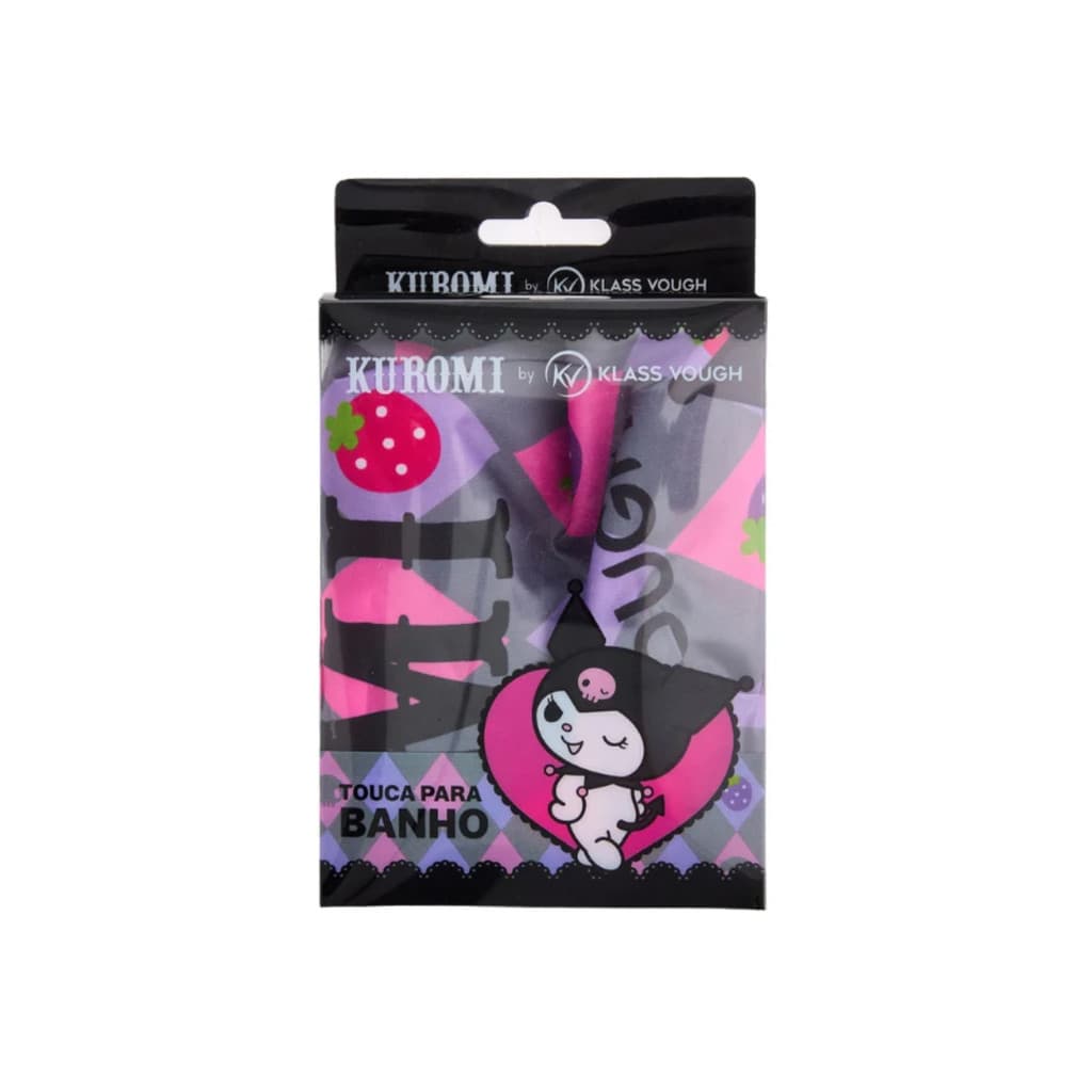 Touca para Banho com Elástico Kuromi Klass Vough