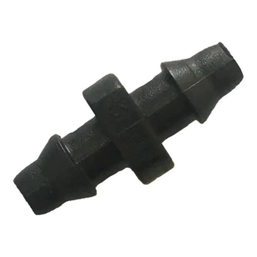 Conector AD-3 Grapa x Grapa 4mm Para Microtubo Irrigação 1/4" 4/6mm 4/7mm - 10 a 50 unidades