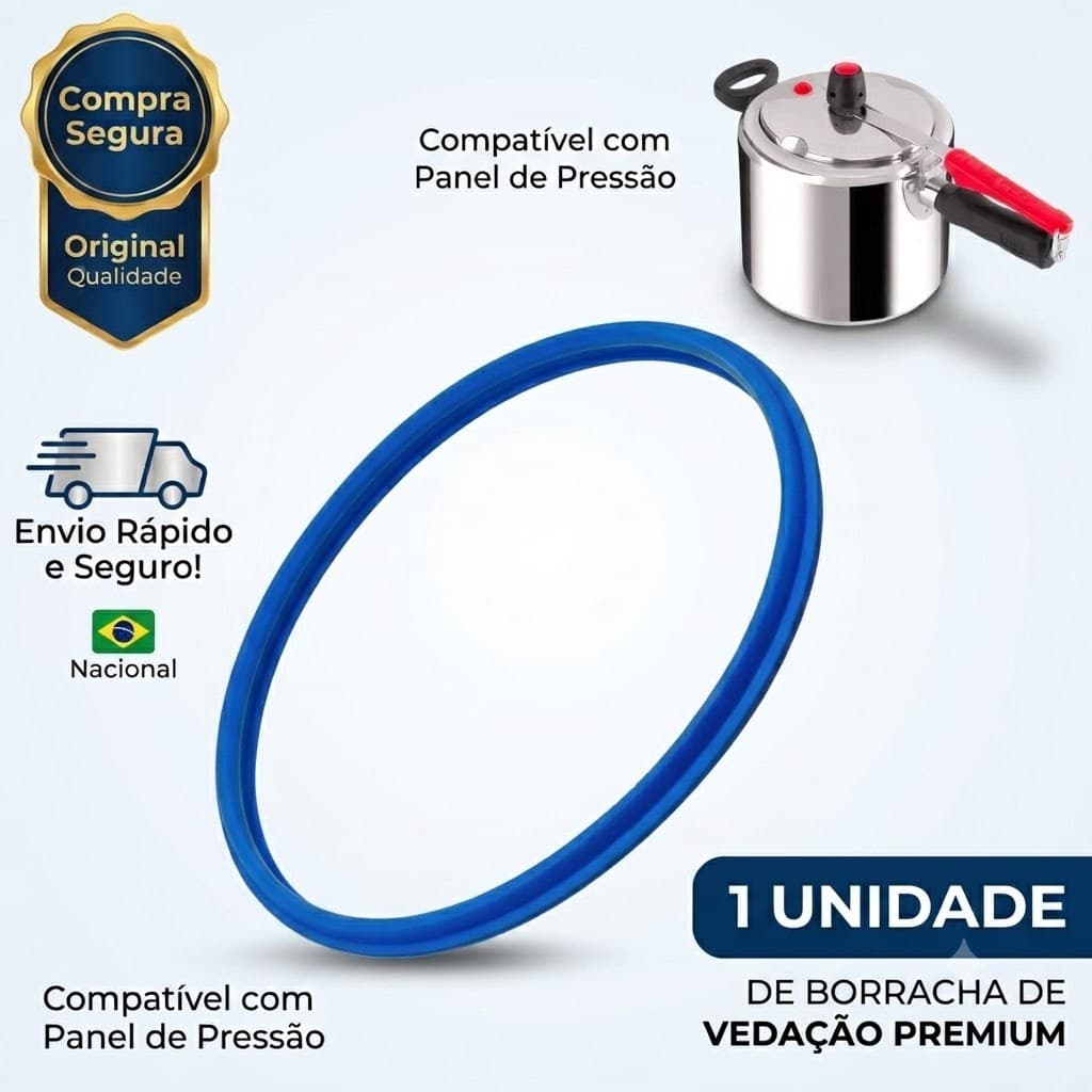 Borracha de Silicone Anel de Vedação Panela Pressão 3L, 4,5L e 7 L Multiuso, Clock, Fortaleza, entre outras