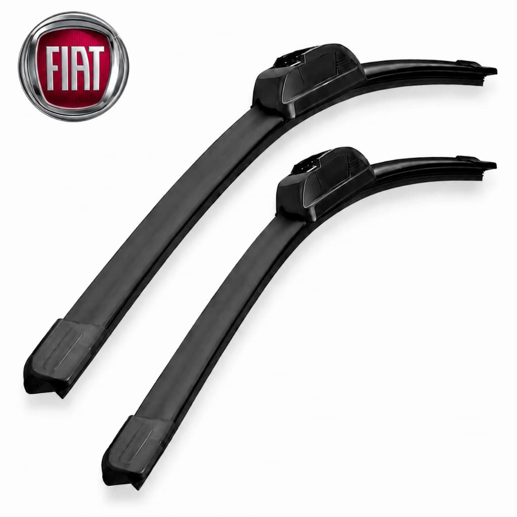 Par Palheta Limpador Para-brisa Silenciosa Modelos Fiat