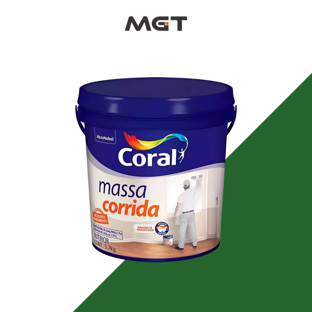 CORAL MASSA CORRIDA GL PLÁSTICO 5,7KG