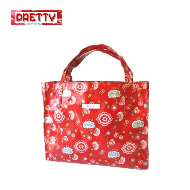 30% de desconto Venda quente Pedido externo Novo estilo vermelho impresso bolsa à prova d'água Bolsa de armazenamento Bo