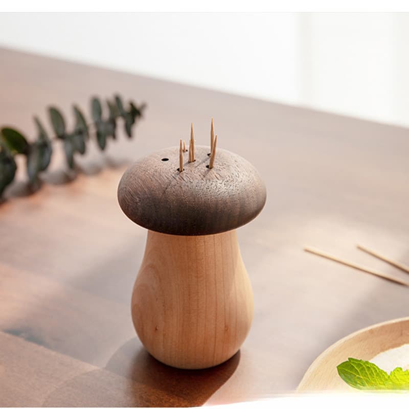 Criativo Retro cogumelo caixa de palito casa móveis de alto valor mesa de jantar requintado bonito chinês antigo luz orn
