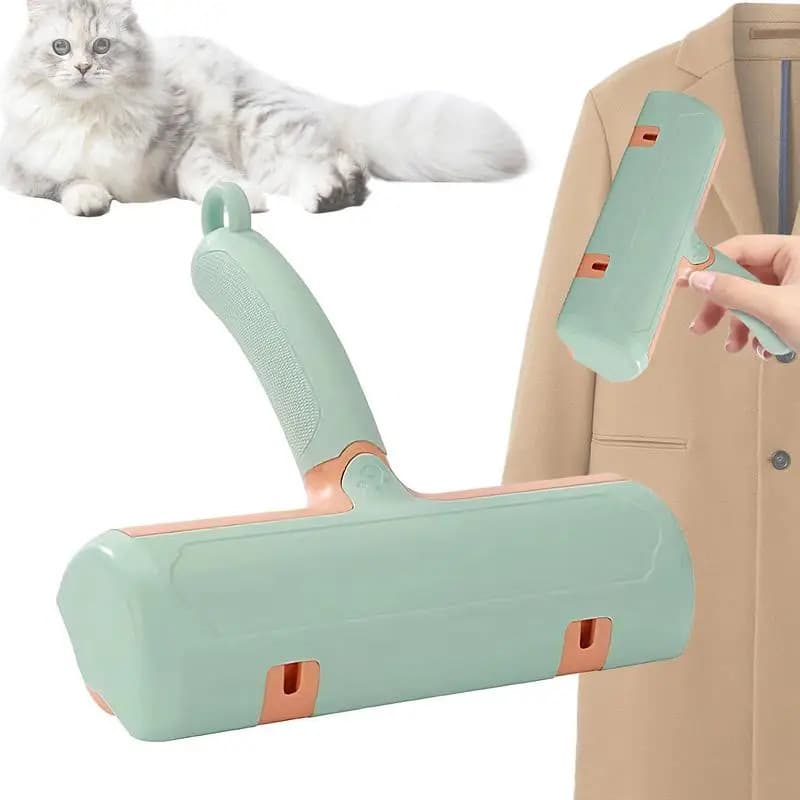 Escova Removedora de Pelos e Fiapos Com Orelha de Gatinho- Fácil de Usar e de Limpar- Prática Portátil Divertida Escova