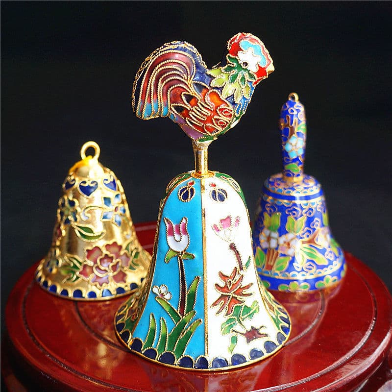 Bens antigos Cloisonne sino tradicional cobre pneu filigrana esmalte sino pingente decoração pingente ornamentos de nata