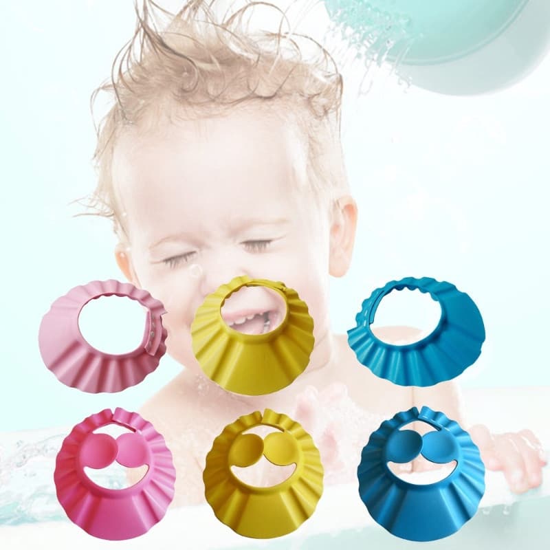 hi Shampoo Cap Para Lavar O Cabelo Do Bebê Orelhas Protetor De Banho Chapéu Equipamento Crianças