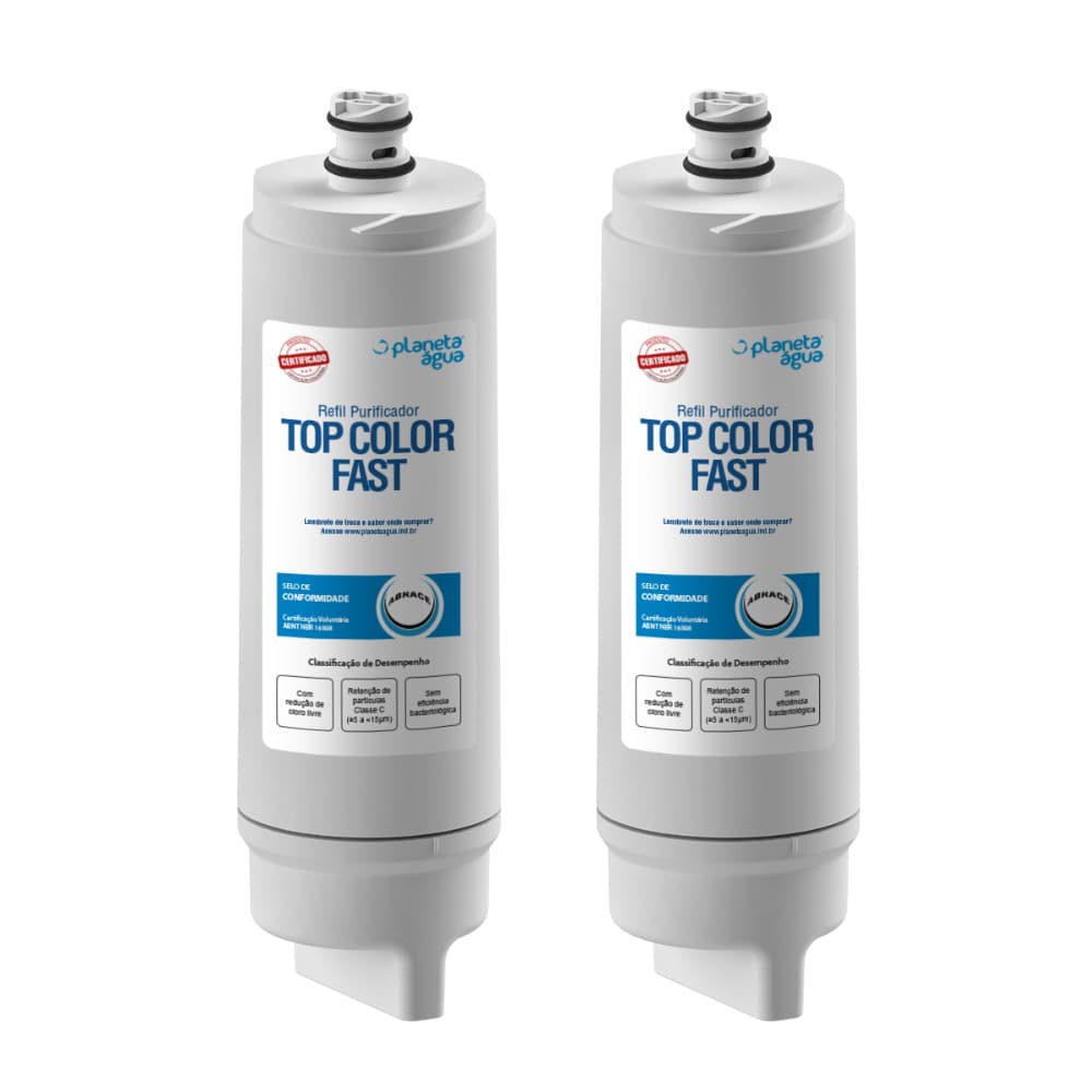 Filtro Refil para Purificador de Água Colormaq  - Kit com 2 - Planeta Água