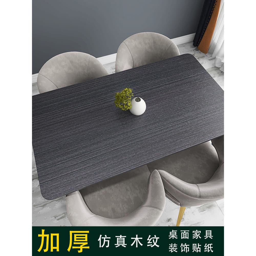 Mesa de mesa à prova dwaterproof água papel de parede película protetora decoração parede cozinha papel de parede móveis