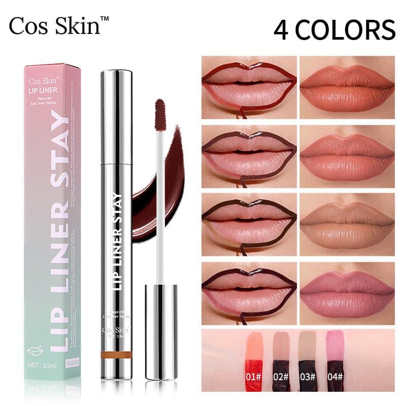 Tear Lip Glaze Impermeável Veludo Fosco Fácil de Colorir Tear Lip Glaze