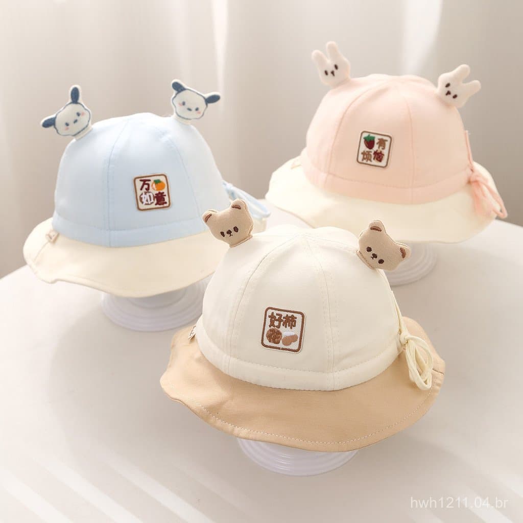 Novo Boné de Primavera para Bebês: Boné de Aba Curva com Motivo de Patinho Fofo para Meninos e Meninas, Adorável Boné de