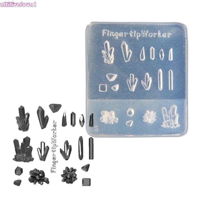 allilivefoua1 Molde Flexível Para Arte Em Unhas , Pedra De Cristal , Manicure Entusiastas De