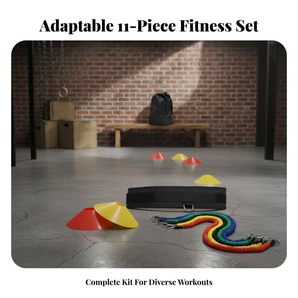 Conjunto De Elástico , Faixas De Fitness , Kit De Exercícios Multifuncional , Cor Aleatória