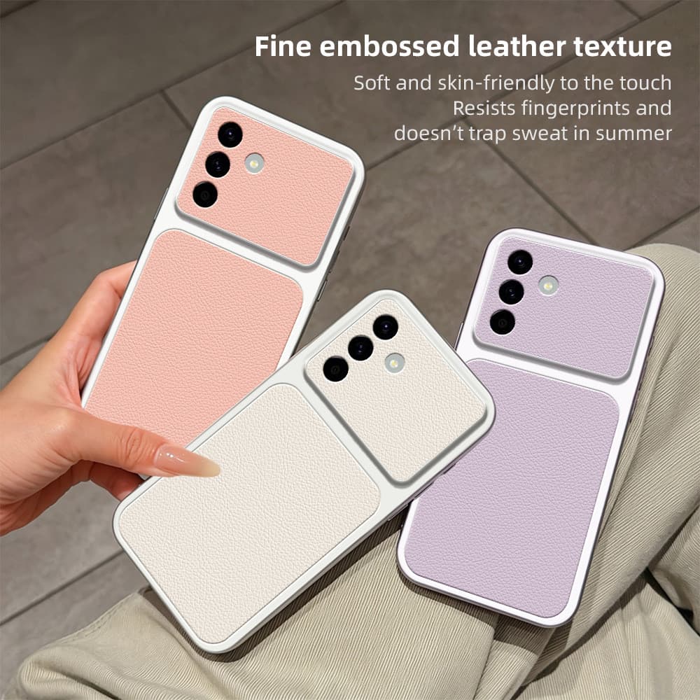 Textura De Couro De Luxo , Adequada Para Samsung S26Ultra S25 S24 S23 S22 Capa De Telefone anti-Queda Com Tudo Incluído