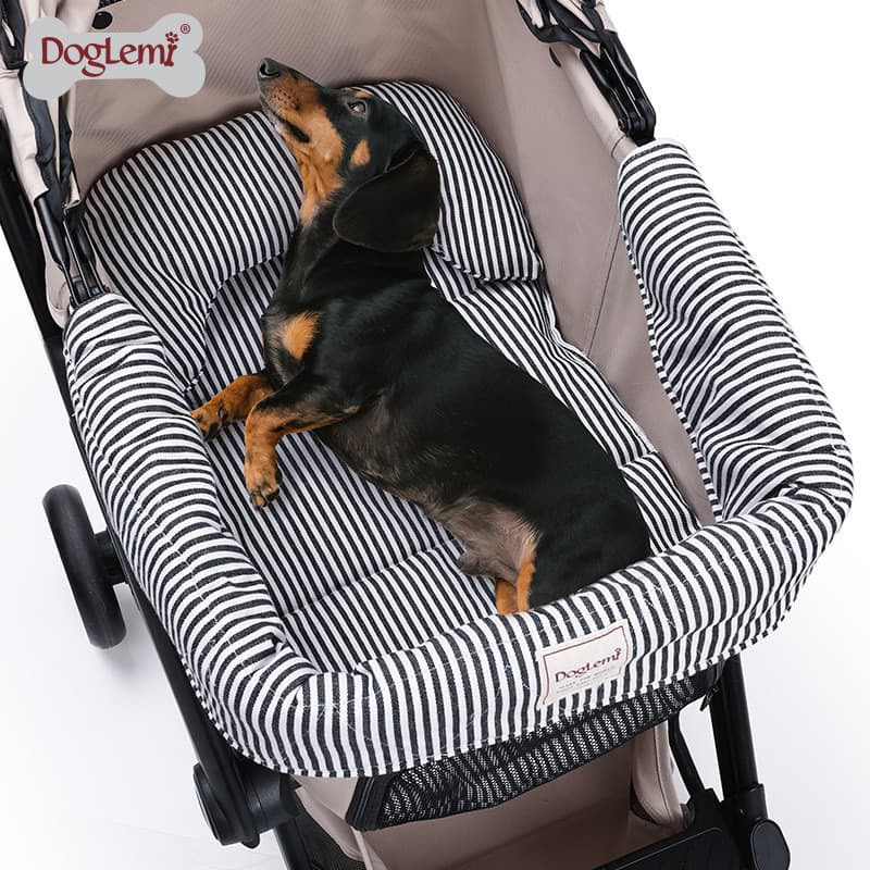 Pet Outing carrinho borda almofada acessórios almofada conjunto de três peças anti-sujeira bloqueio lateral travesseiro