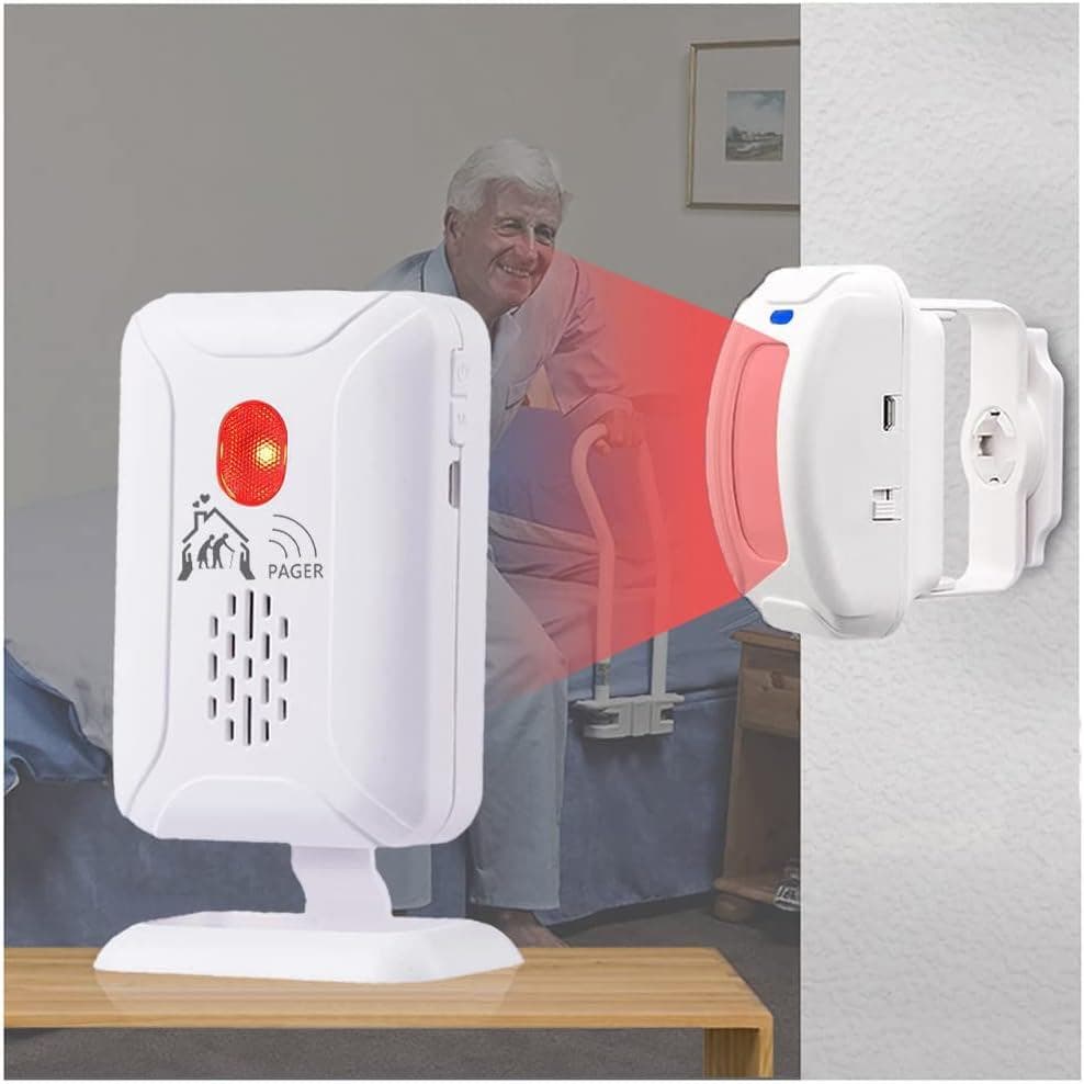 Versão Atualizada do Alarme de Cama com Sensor e Prevenção de Quedas para Idosos/Demênticos e Mais, Alerta de Sensor de