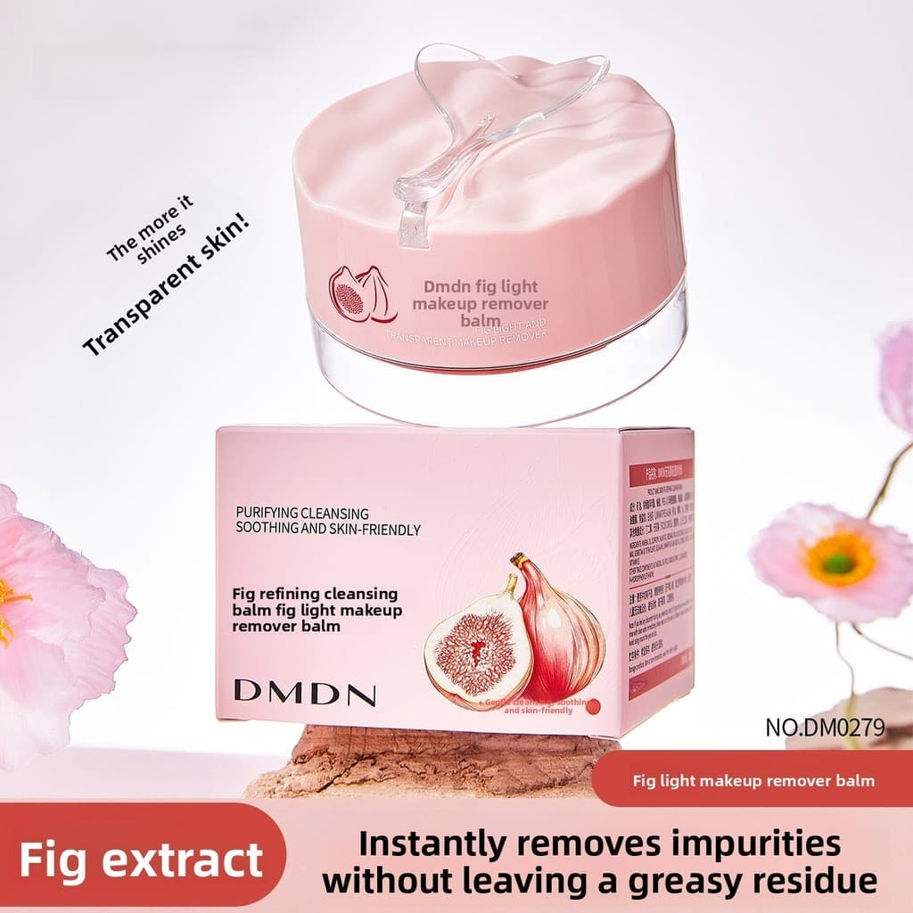 Fig Light Transparente Removedor de Maquiagem 100m Removedor de Maquiagem Cílios Lábios Olhos 3 em 1 Removedor de Maquia