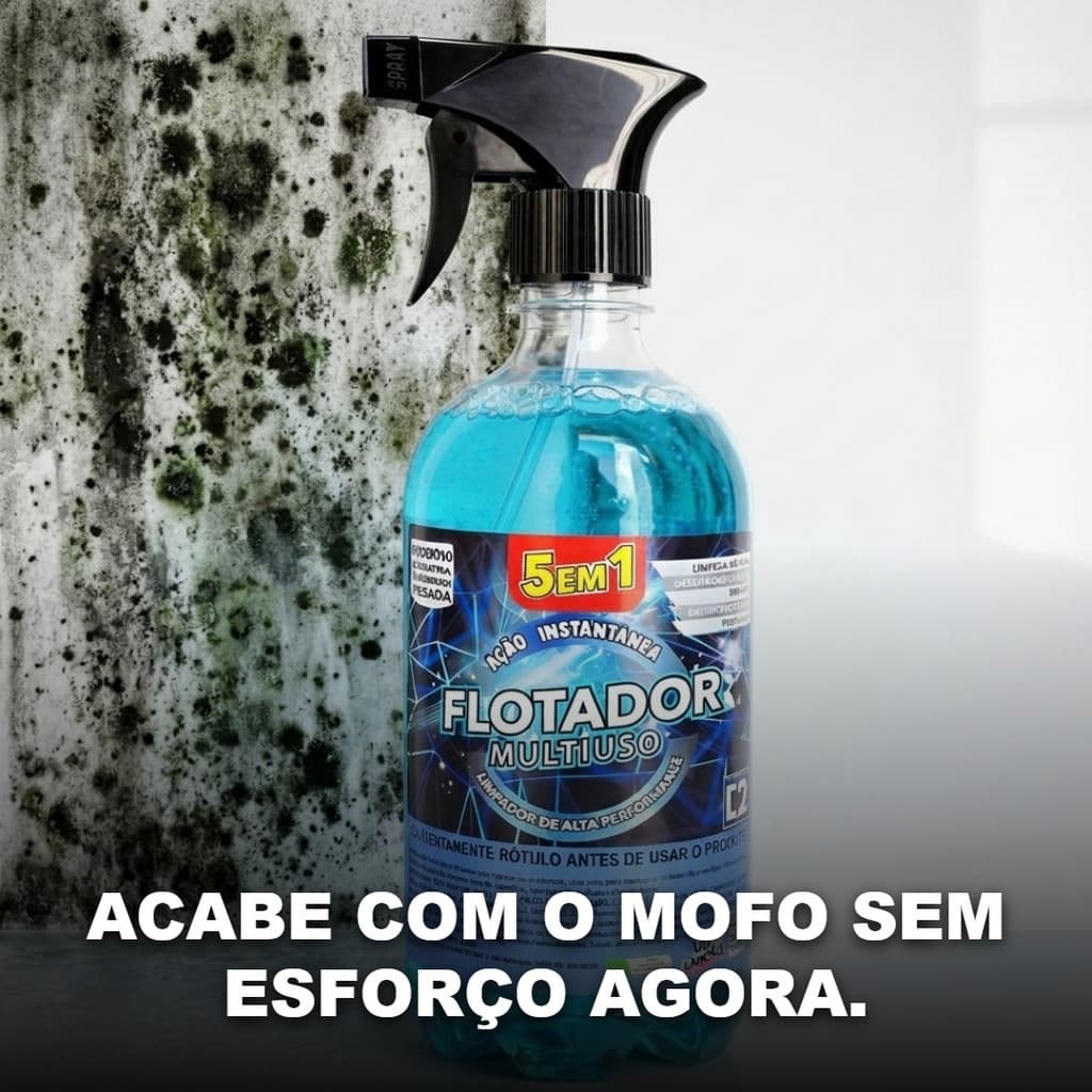 Flotador Multiuso Profissional 1L Limpa Mofo Parede Sofa Tapete E Banco De Carro Vodocia Limpeza Pesada Concentrada