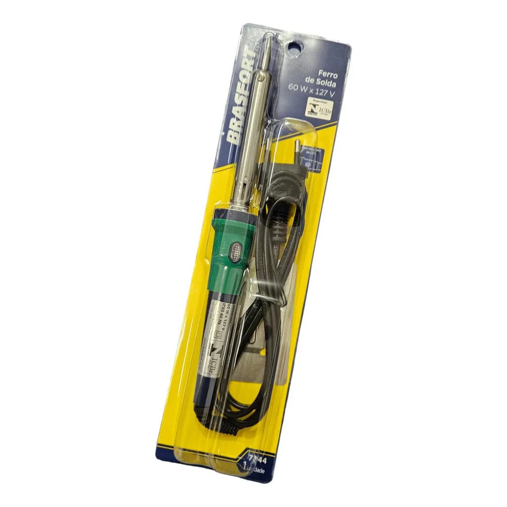 Ferro De Solda 60 Watts - Brasfort 7344 127v