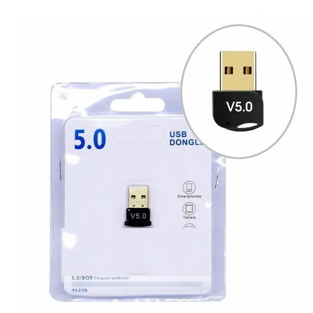 Adaptador E Receptor Usb Bluetooth 5.0 Plug And Play Pc