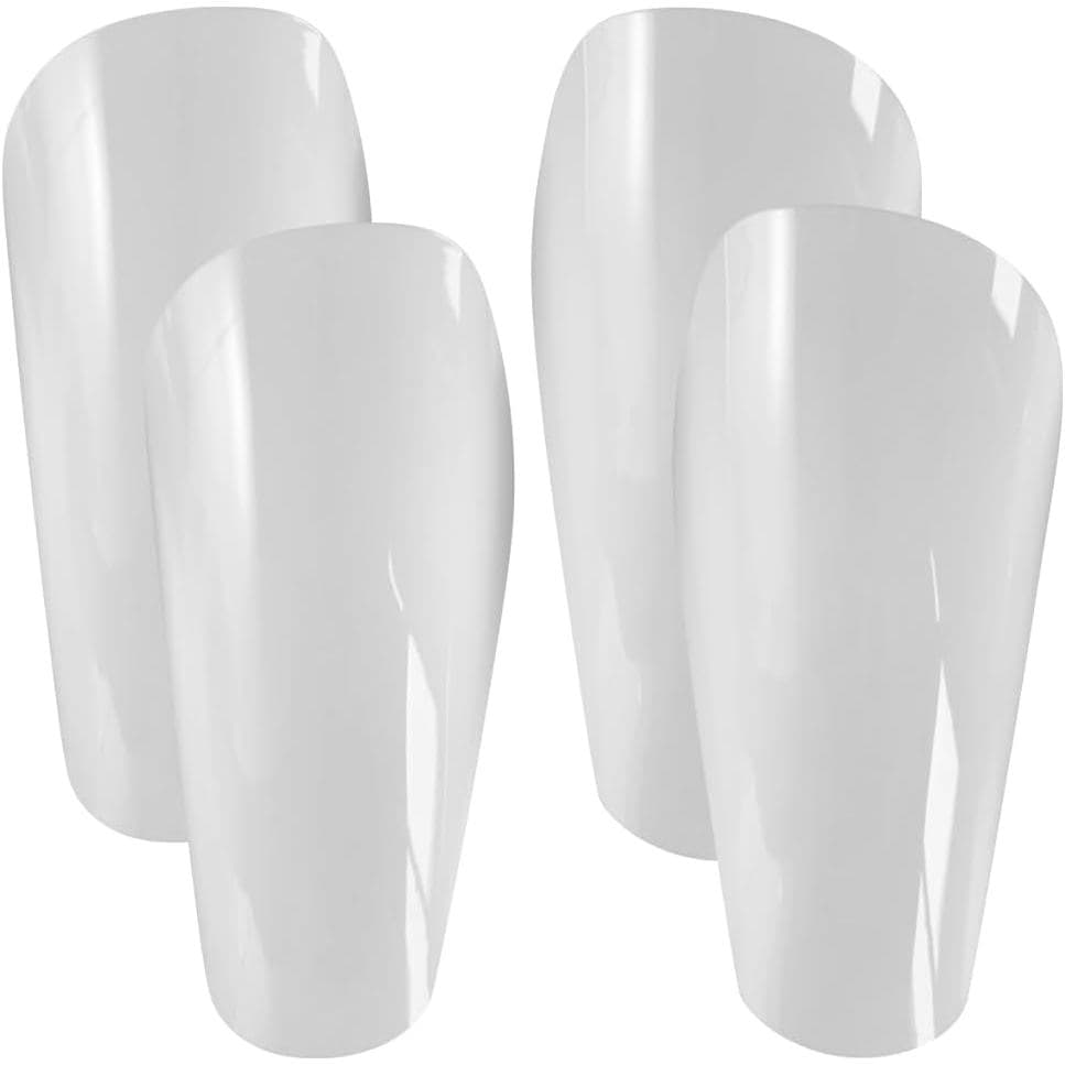 BAOZOON 2 Pares de Caneleiras de Futebol em Branco para Sublimação, Protetores de Canela para Futebol com Transferência