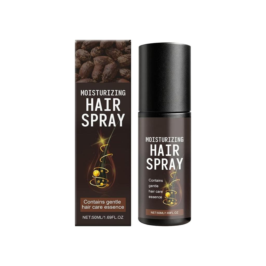 Spray de Óleo para Crescimento Capilar Ginger&HeShouWu - Sérum Avançado para Couro Cabeludo para Cabelos Ralos e Queda d