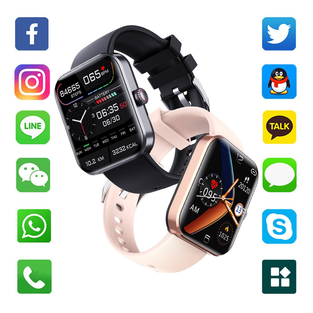 Nova pulseira esportiva F57L atualizada, à prova d'água, aplicativo disponível, frequência cardíaca/monitoramento de pre