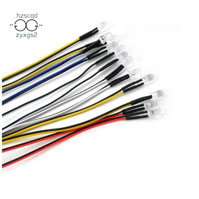 DC Normal LED Conjunto Compatível Com Receptor XDC 12 Sistema De Iluminação RC Para Drift on Road Car 5mm OA
