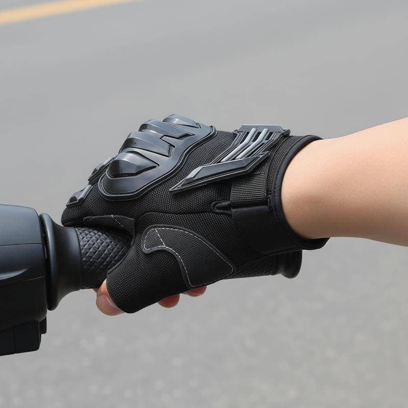 Homens Meio Dedo Luvas De Motocicleta À Prova Dwaterproof Água Respirável Antiderrapante Equitação Para Mountain Bike Mo