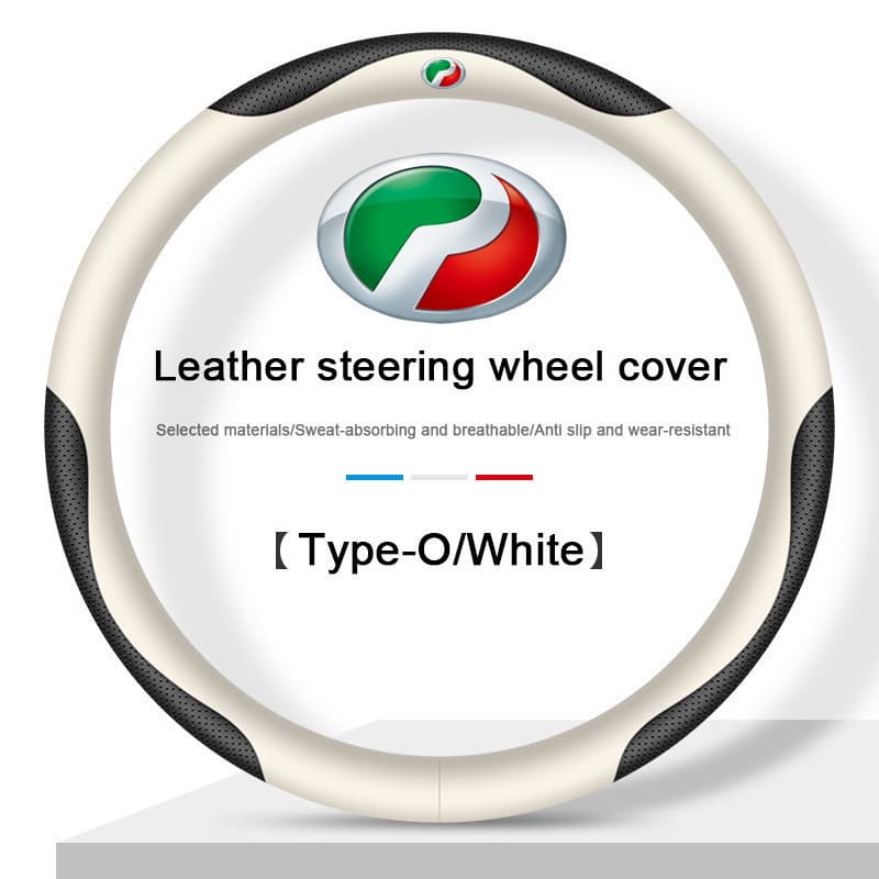 Capa de Volante Ultra-Fina de Couro para Carro com Antiderrapante e Absorção de Suor, Adequada para Perodua Kelisa Axia