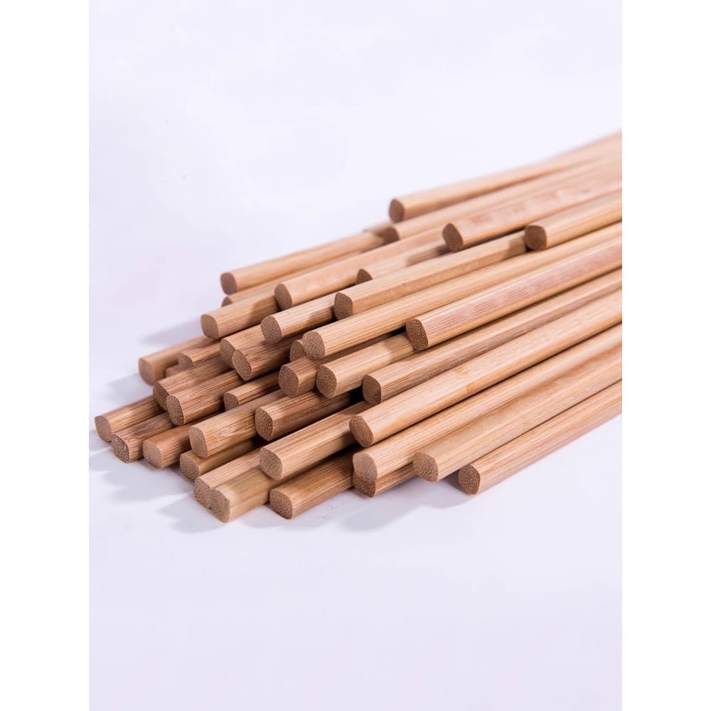 Pauzinhos para panela quente estendida de bambu Pauzinhos de bambu domésticos Lo Mein Fritos fritos Antiderrapantes Pauz