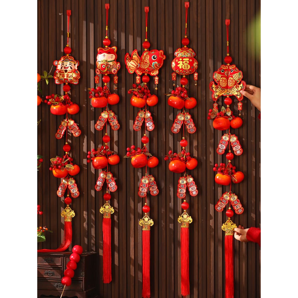 2026 Ano do Cavalo Ano Novo Ano Novo Véspera de Ano Novo Personagem de Bênção Pingente Festivo Decoração do Festival da