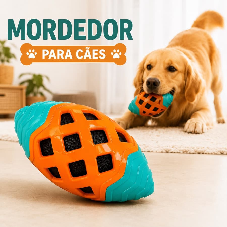 Brinquedo Mordedor Pet Brinquedo Interativo Cachorro  TPR e OXFOR Resistente