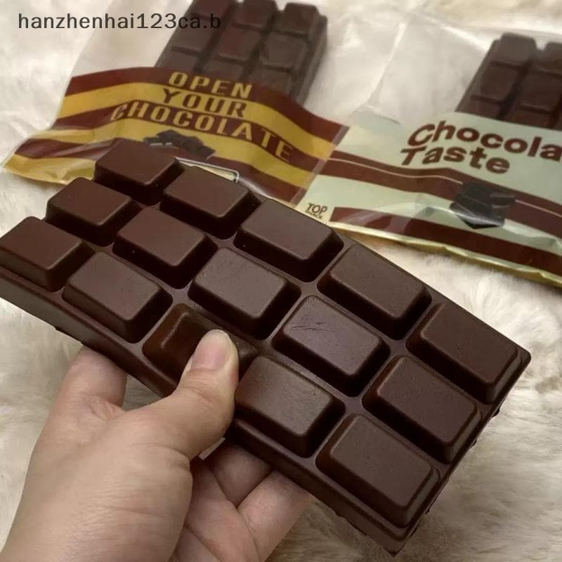 HAN PU Mole Barra De Chocolate Ultra Lento Subindo Alívio Do Estresse Realista Macio Squeeze Brinquedos Para Crianças Fe